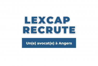 Image de l'article Le Cabinet LEXCAP recrute à Angers !